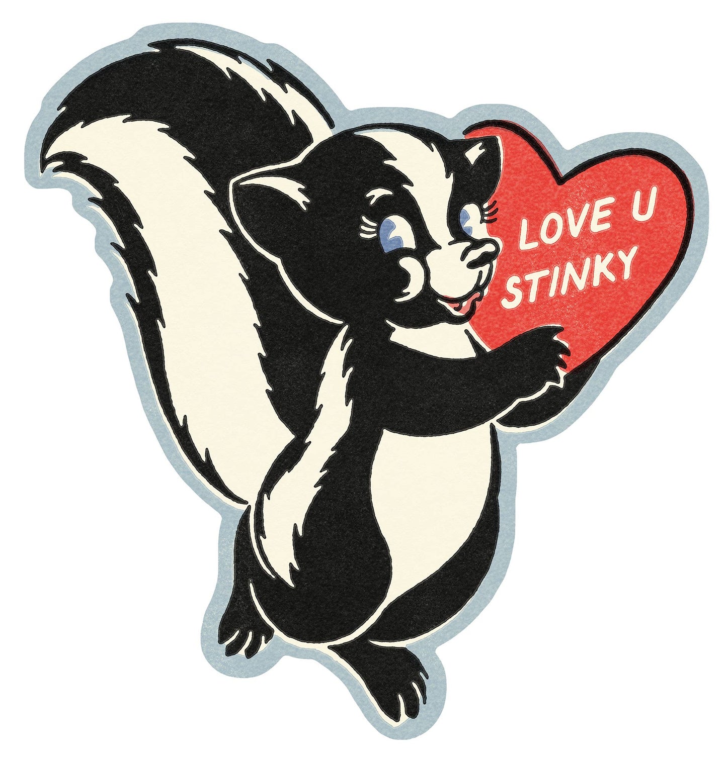 Wallflower Paper & Party - Love U Stinky Sticker