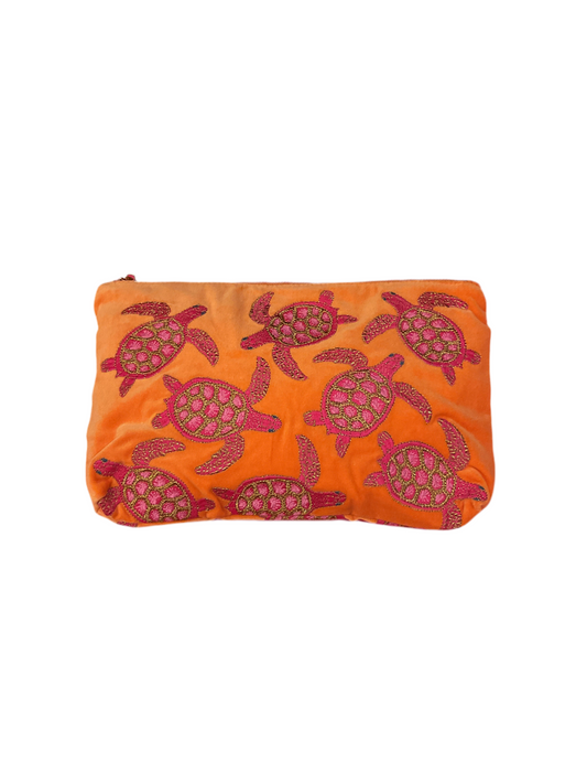 Elizabeth Scarlett- Turtle Conservation Everyday Pouch - Orange