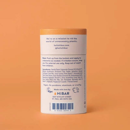 HiBAR - HiBAR Deodorant Sensitive  Pink-Iris+Neroli Baking soda free