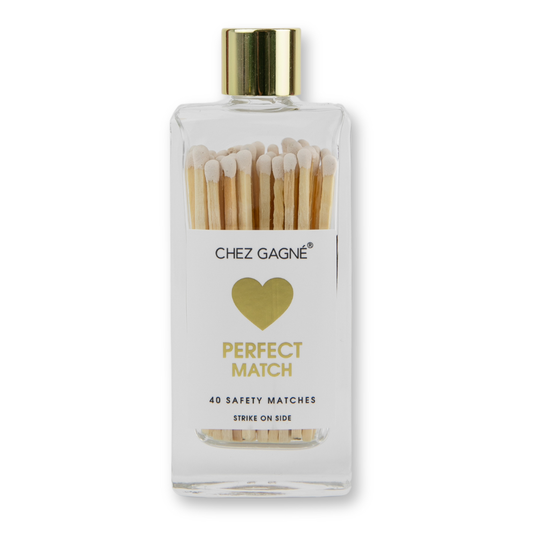 Chez Gagné - Perfect Match - Glass Bottle matches