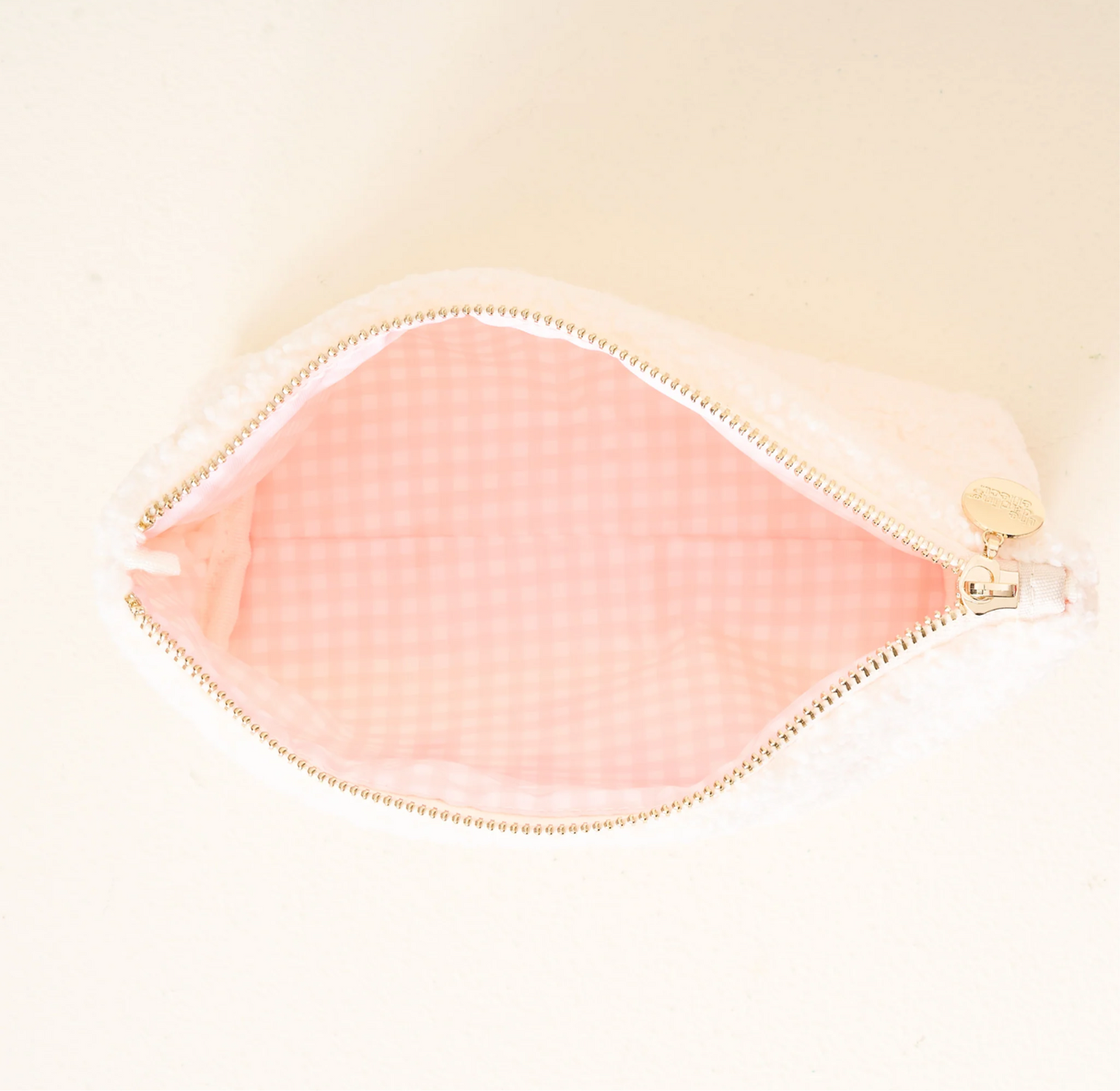 The Darling Effect - Teddy Zippered Pouch - BOW AFFAIR