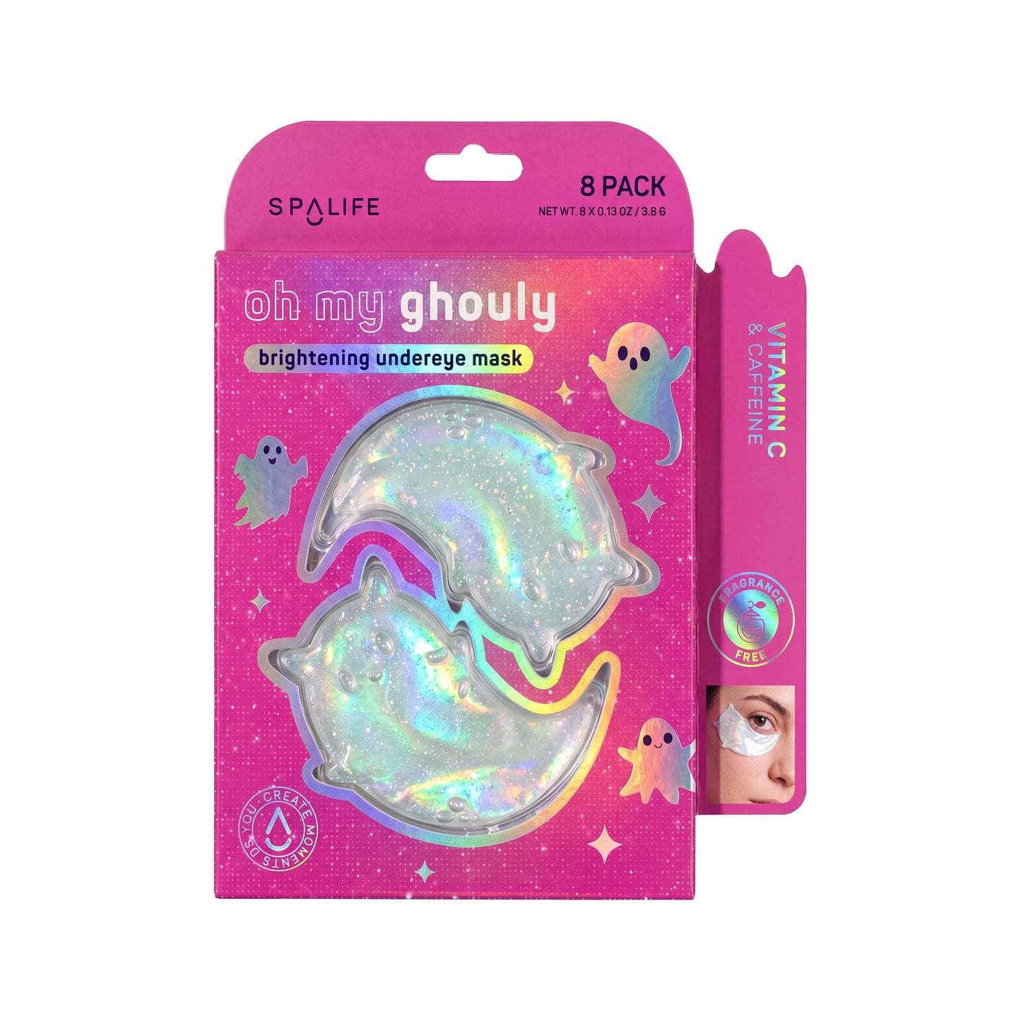 My Spa Life - Halloween Oh My Ghouly Hydrogel Undereye Patches  | 8 Pack | Limited Edition