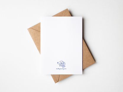 The Shelley Society - Birthday Babe Lipstick and Lit Candle Glam Greeting Card