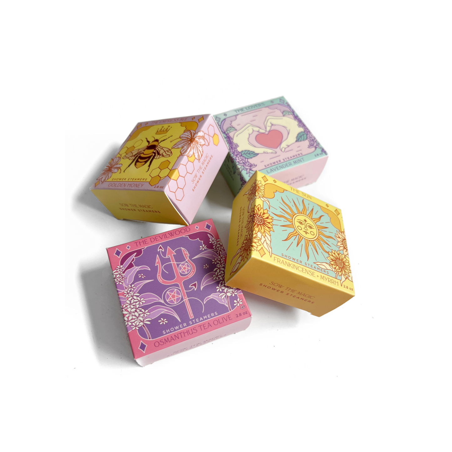 Sow the Magic - The Sunflower Shower Steamer Set in Frankincense