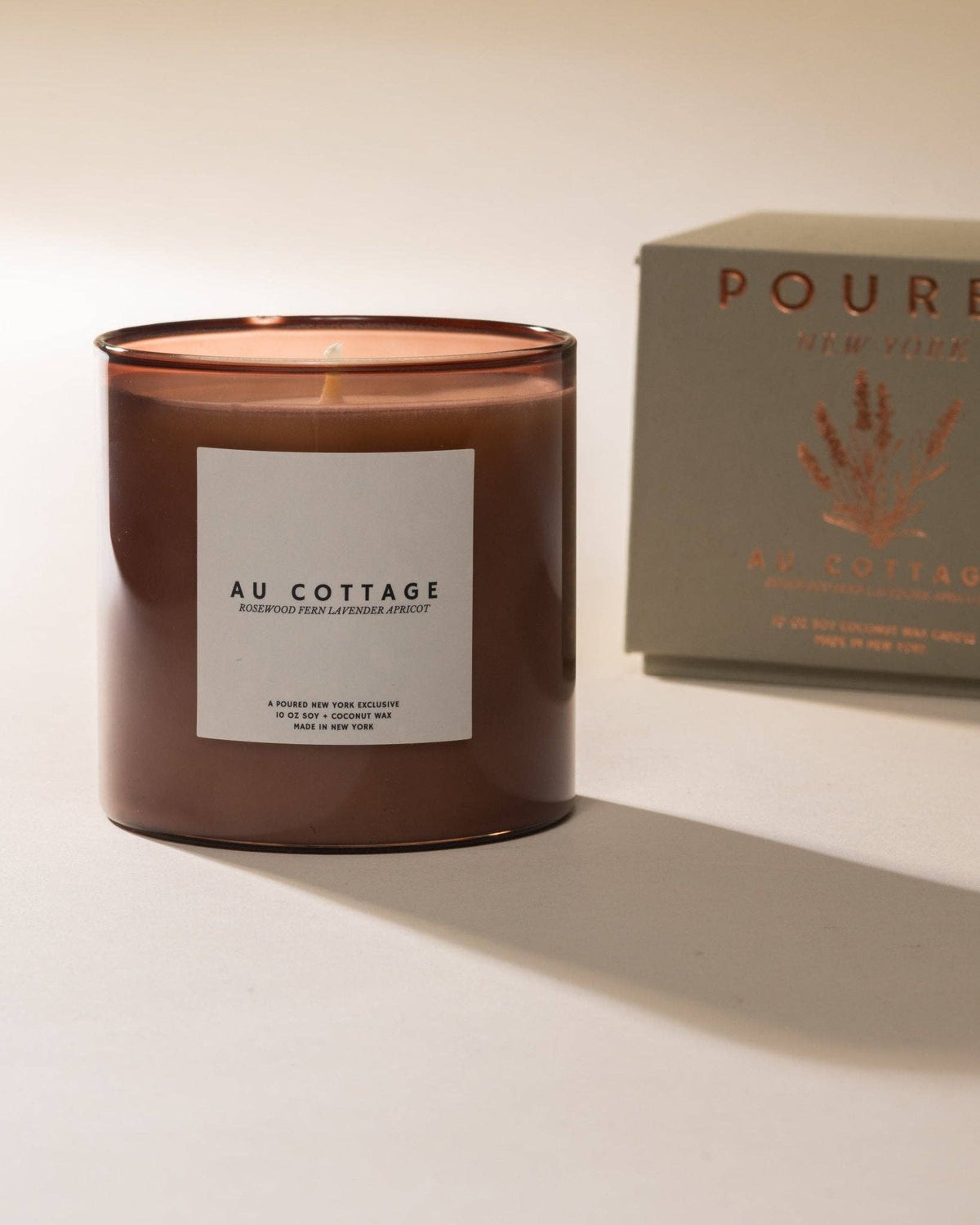 Poured New York - Au Cottage | Poured New York: 10 OZ Soy Coconut Wax Candle