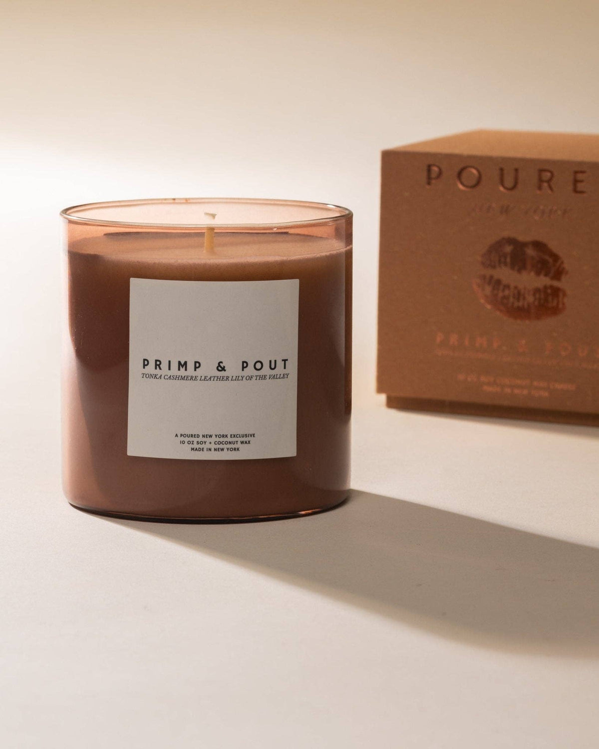 Poured New York - Primp & Pout | Poured New York: 10 OZ Soy Coconut Wax Candle