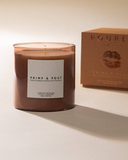 Poured New York - Primp & Pout | Poured New York: 10 OZ Soy Coconut Wax Candle