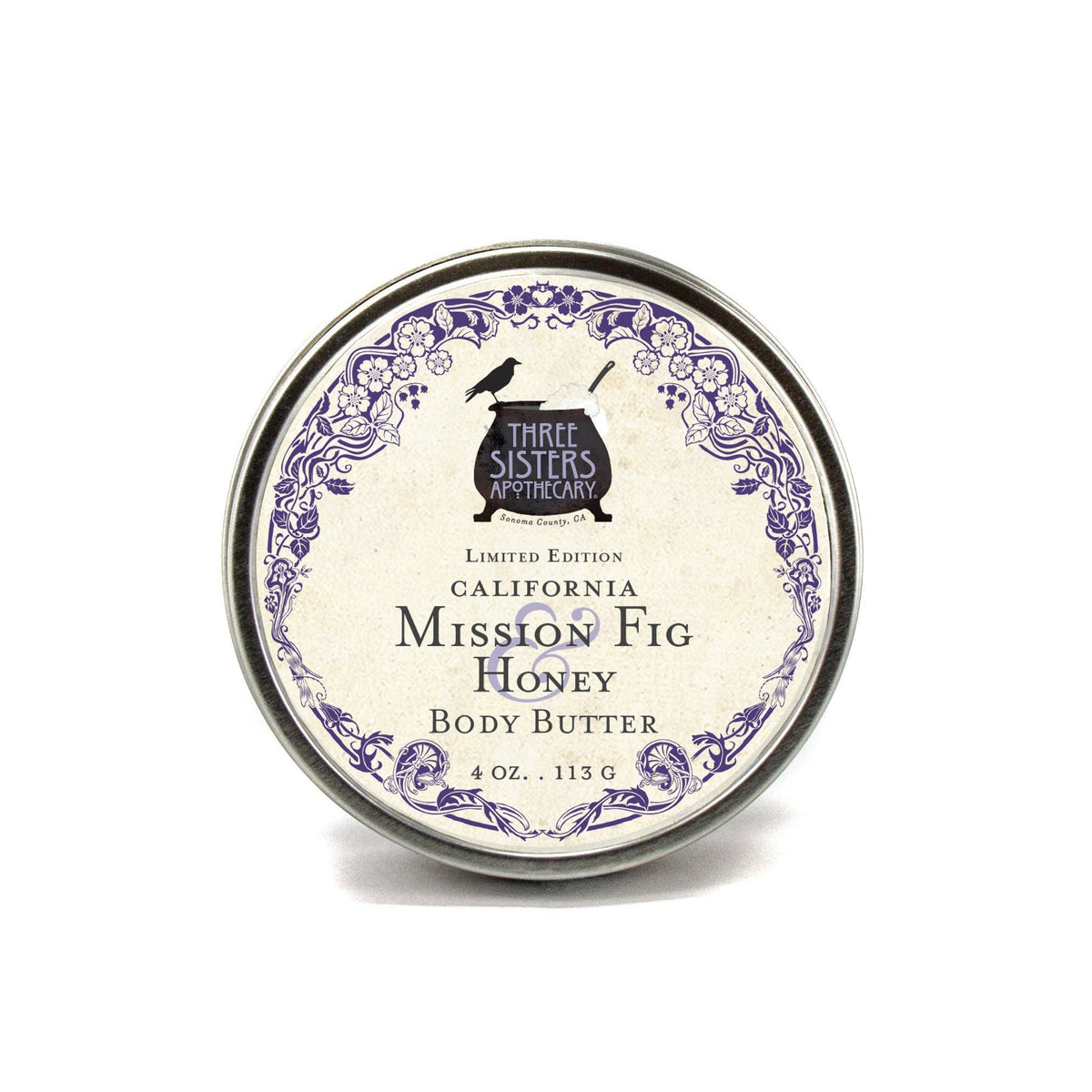 Soap Cauldron - Body Butter California Mission Fig & Honey: 4 oz