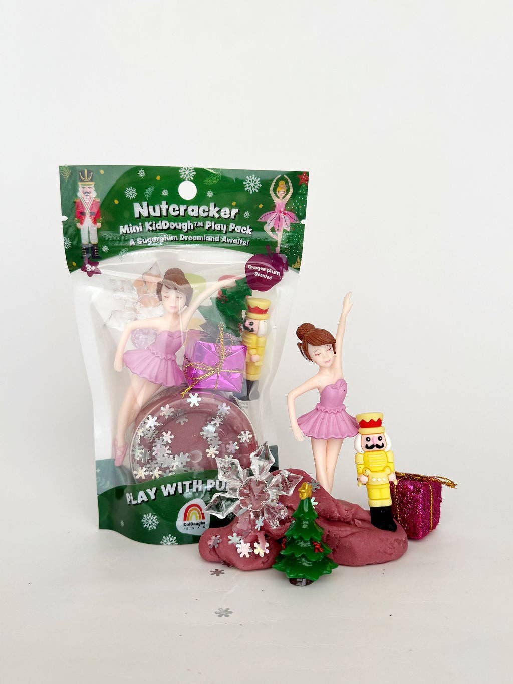 Earth Grown KidDoughs (KidDoughs by EGKD) - Nutcracker Mini KidDough Play Pack