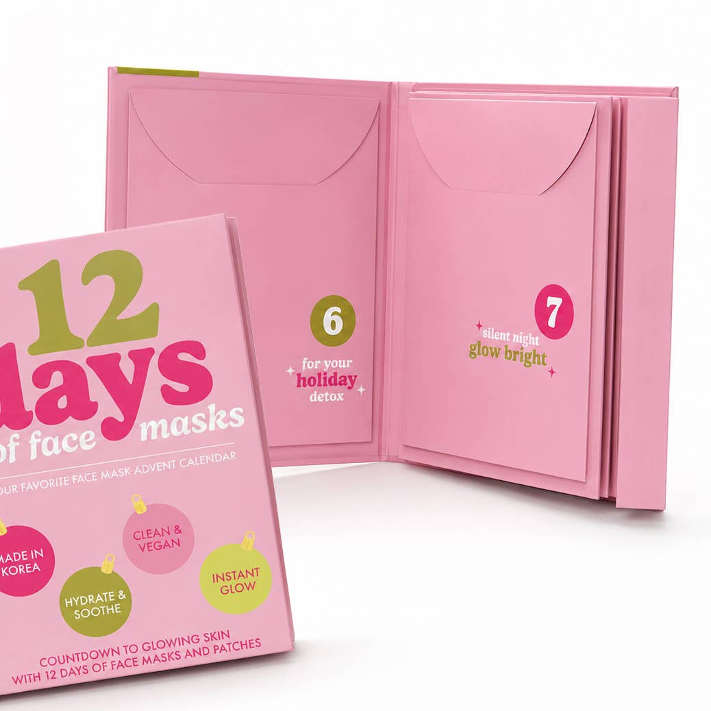 ESW Beauty - 12 Days of Face Masks Advent Set (12x Masks)