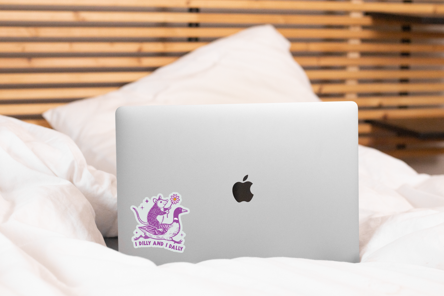 Yarnival - I Dilly and I Dally Sticker