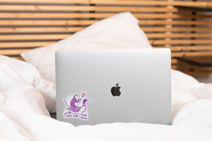 Yarnival - I Dilly and I Dally Sticker
