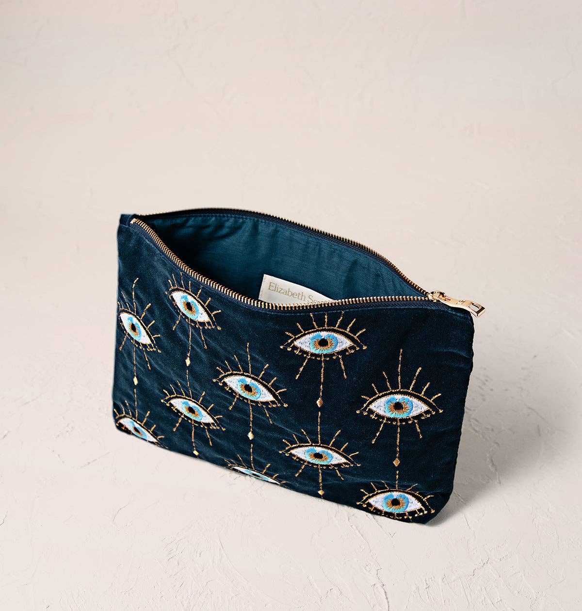 Elizabeth Scarlett- Mystical Eye Everyday Pouch: Ink Blue
