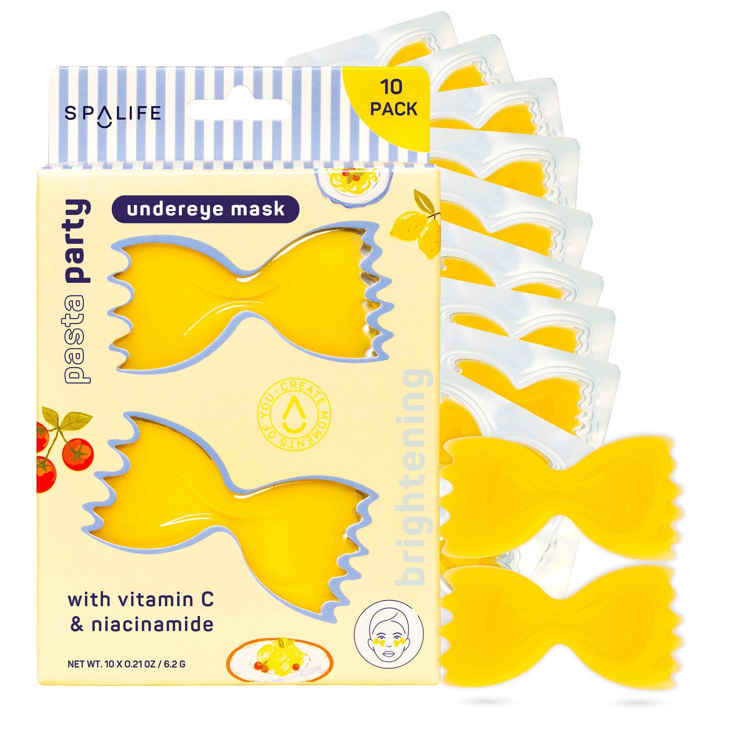 My Spa Life - Pasta Party Brightening Undereye Patches l 10 Pack
