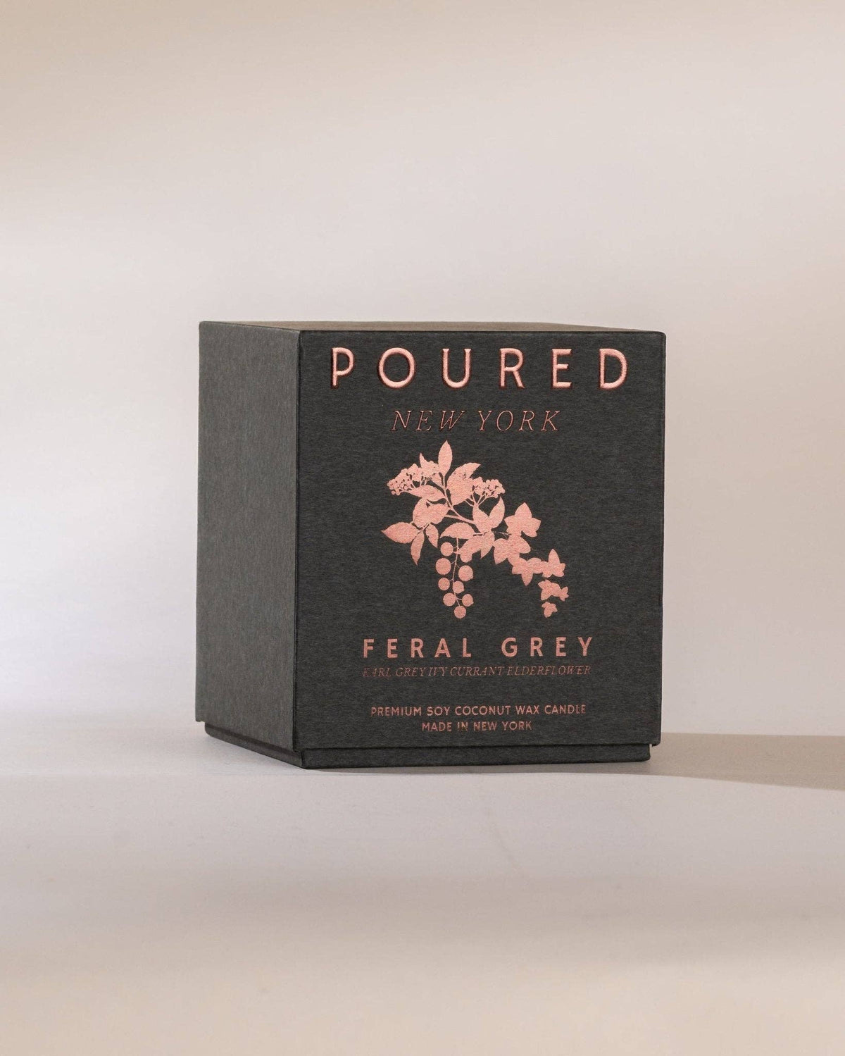 Poured New York - Feral Grey | Poured New York: 10 OZ Soy Wax Candle