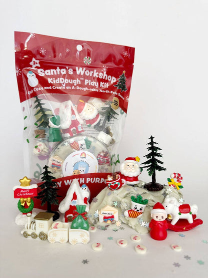Earth Grown KidDoughs (KidDoughs by EGKD) - Santa's Workshop KidDough Play Kit