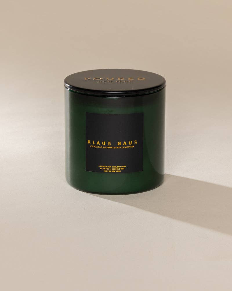 Poured New York - Klaus Haus | Poured New York: 10 OZ Coconut Soy Wax Candle