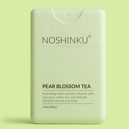 Noshinku - Refillable Pear Blossom Tea Hydrating Pocket Hand Sanitizer: Default Title