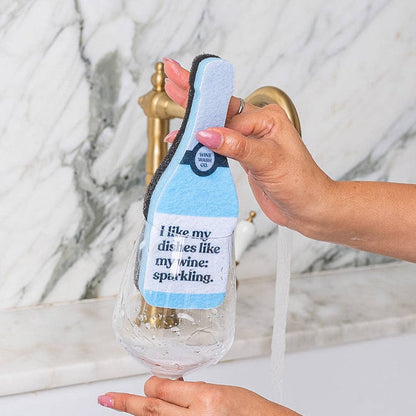 Wine Wash Co. - Scrubbly™ Sponge - Sparkling