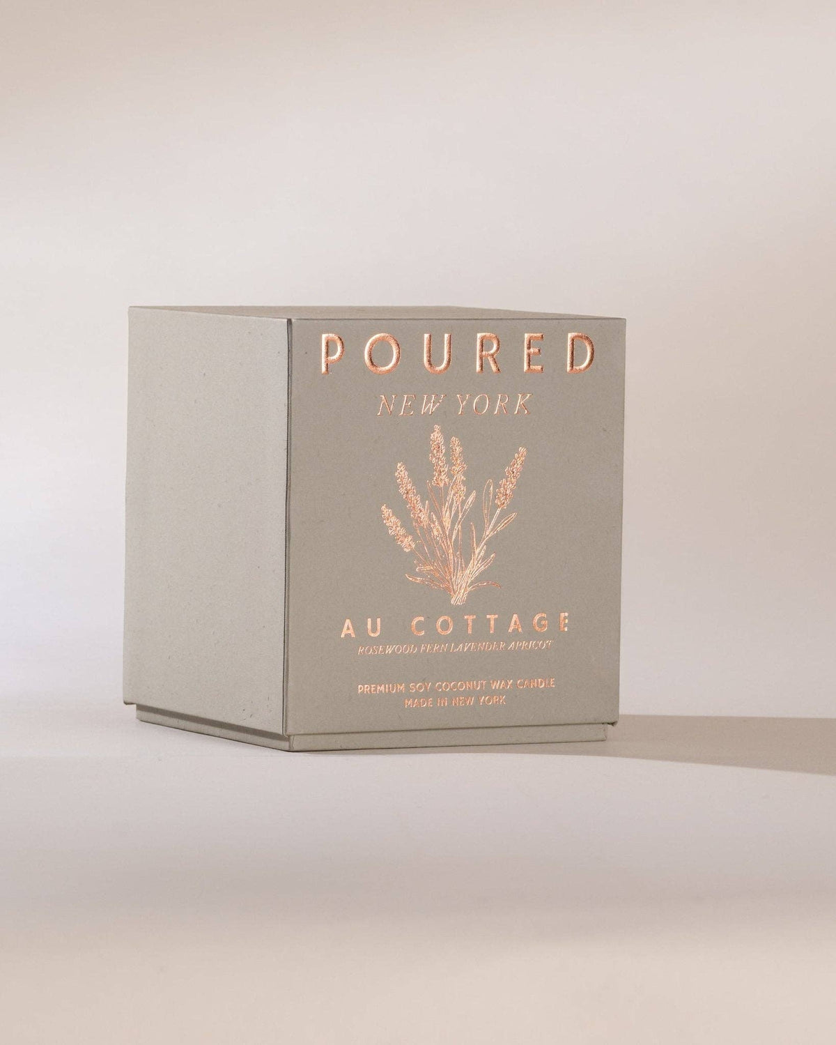 Poured New York - Au Cottage | Poured New York: 10 OZ Soy Coconut Wax Candle