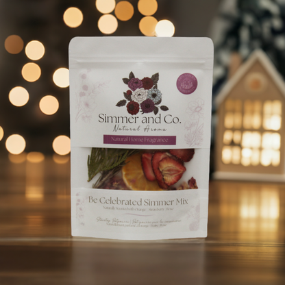 Simmer and Co Natural Aroma - Holiday | Be Celebrated Simmer Pot Mix, Stovetop Potpourri