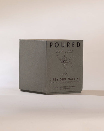 Poured New York - Dirty Girl Martini | Poured New York: 10 OZ Soy Coconut Wax Candle