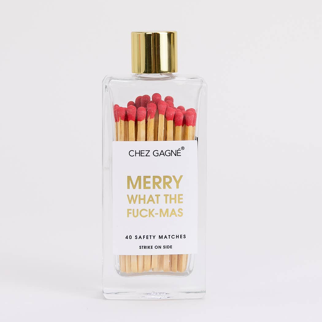Chez Gagné - Merry What The Fuck-Mas - Safety Matches, Christmas Gift