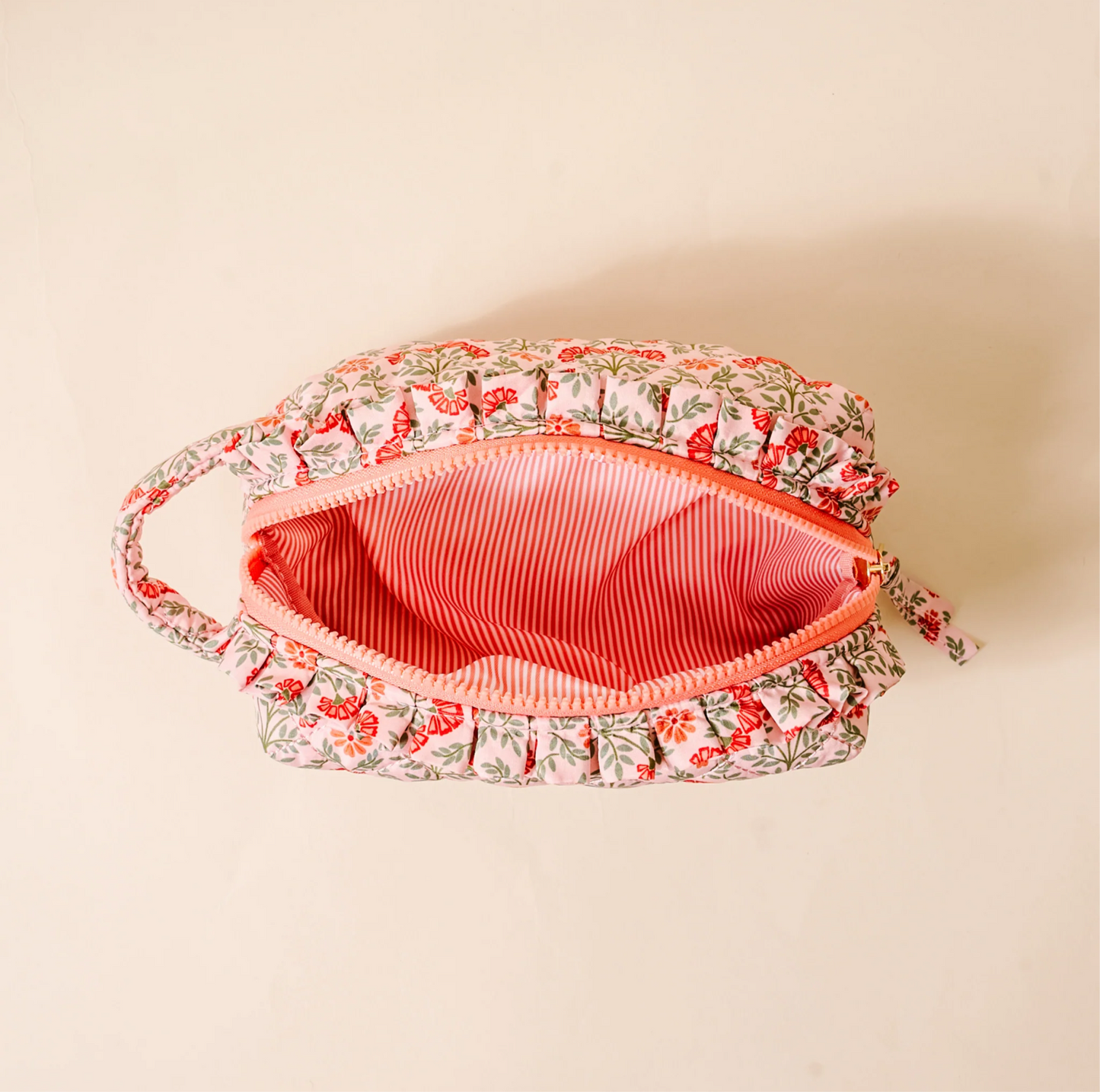 The Darling Effect - Essentials Quilted Cosmetic Pouch - EVERBLOOM DUSTY ROSE