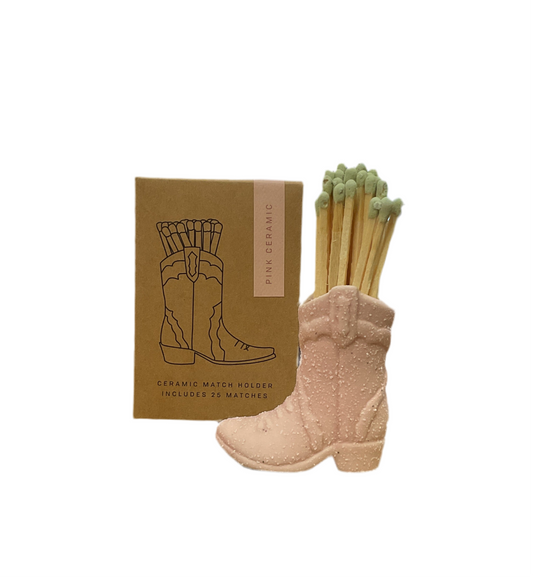 PADDYWAX- Ceramic Match Holder Pink