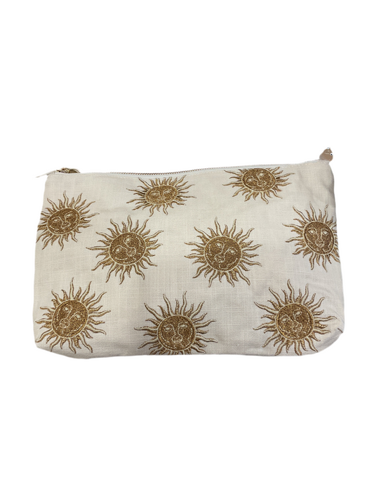 Elizabeth Scarlett- Sun Goddess Cotton Everyday Pouch - Oat