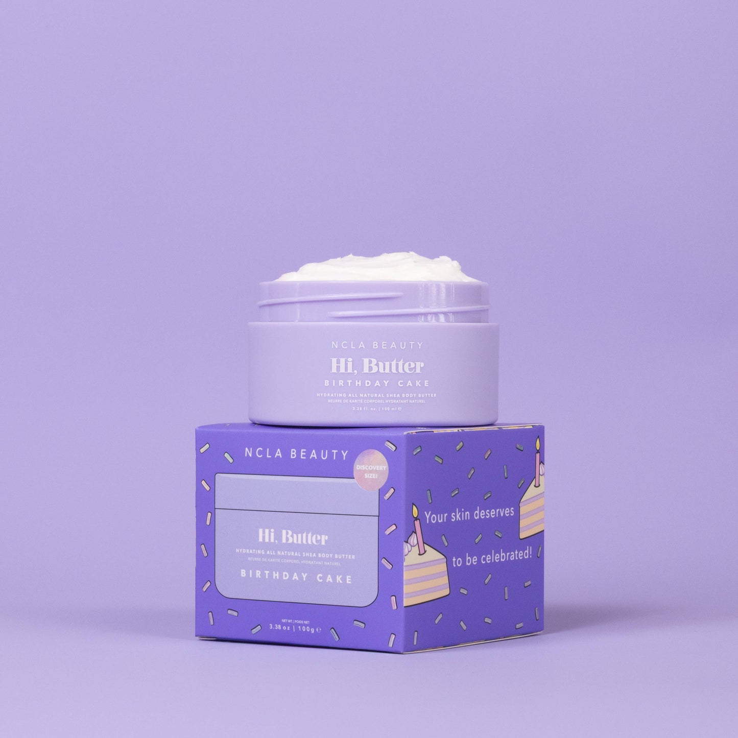 NCLA Beauty - Hi, Butter Shea Body Butter - Birthday Cake Discovery Size