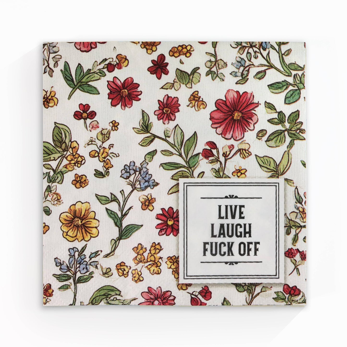 Bad Betty Greeting Co. - Live Laugh Fuck Off - Funny Cocktail Napkins
