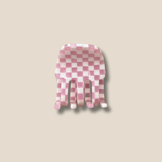 Ellipsis Goods - Lilac Checker Mini Claw