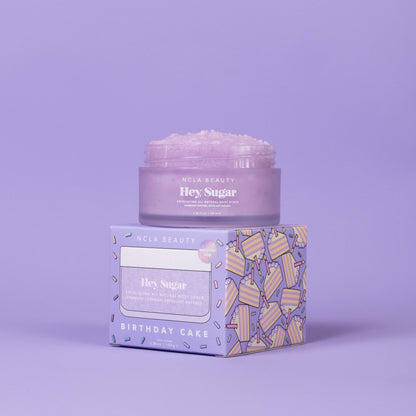 NCLA Beauty - Hey, Sugar Body Scrub - Birthday Cake Discovery Size
