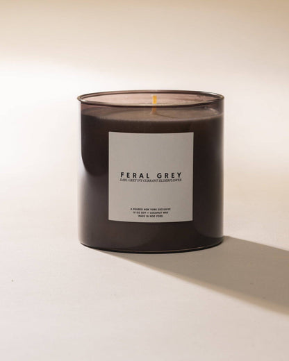 Poured New York - Feral Grey | Poured New York: 10 OZ Soy Wax Candle
