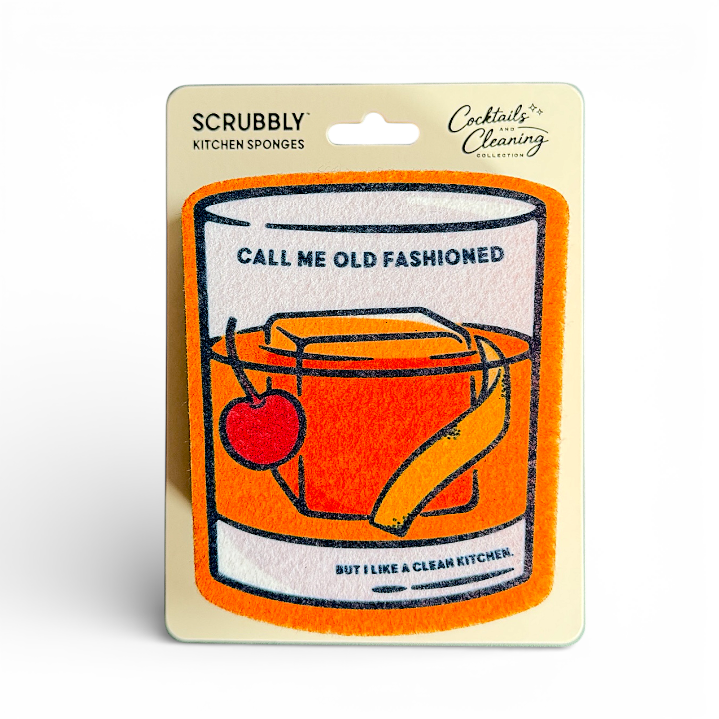 Wine Wash Co. - Cocktail Scrubbly - Old Fashioned: Orange