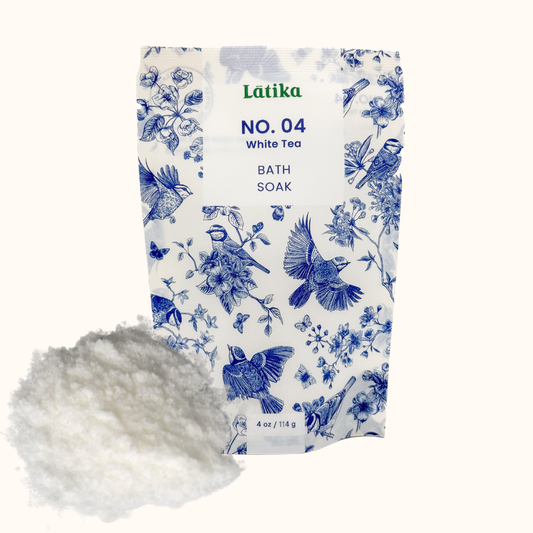 Latika Beauty - White Tea Soak – Vegan Milk Bath Soak 🫖