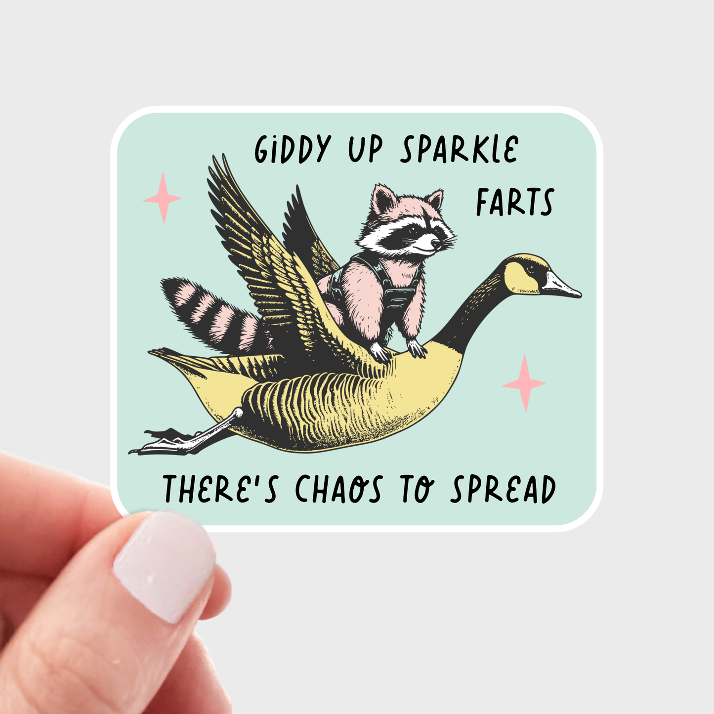 Yarnival - Giddy Up Sparkle Farts Sticker