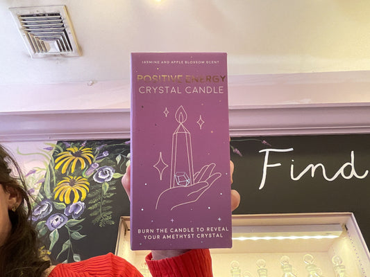 GIFT REPUBLIC CRYSTAL CANDLE POSITIVITY