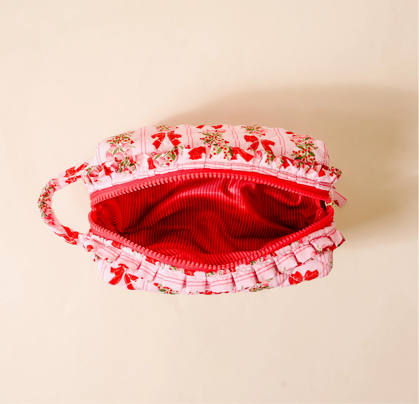 The Darling Effect - Essentials Quilted Cosmetic Pouch - OH SO MERRY