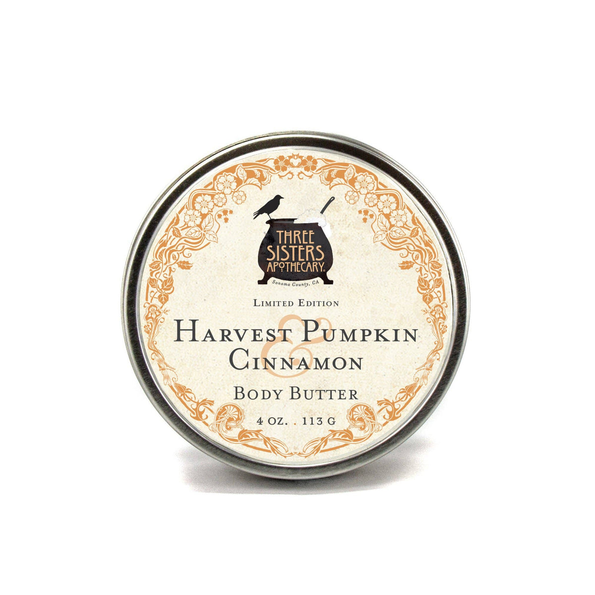 Soap Cauldron - Body Butter Harvest Pumpkin & Cinnamon: 4oz