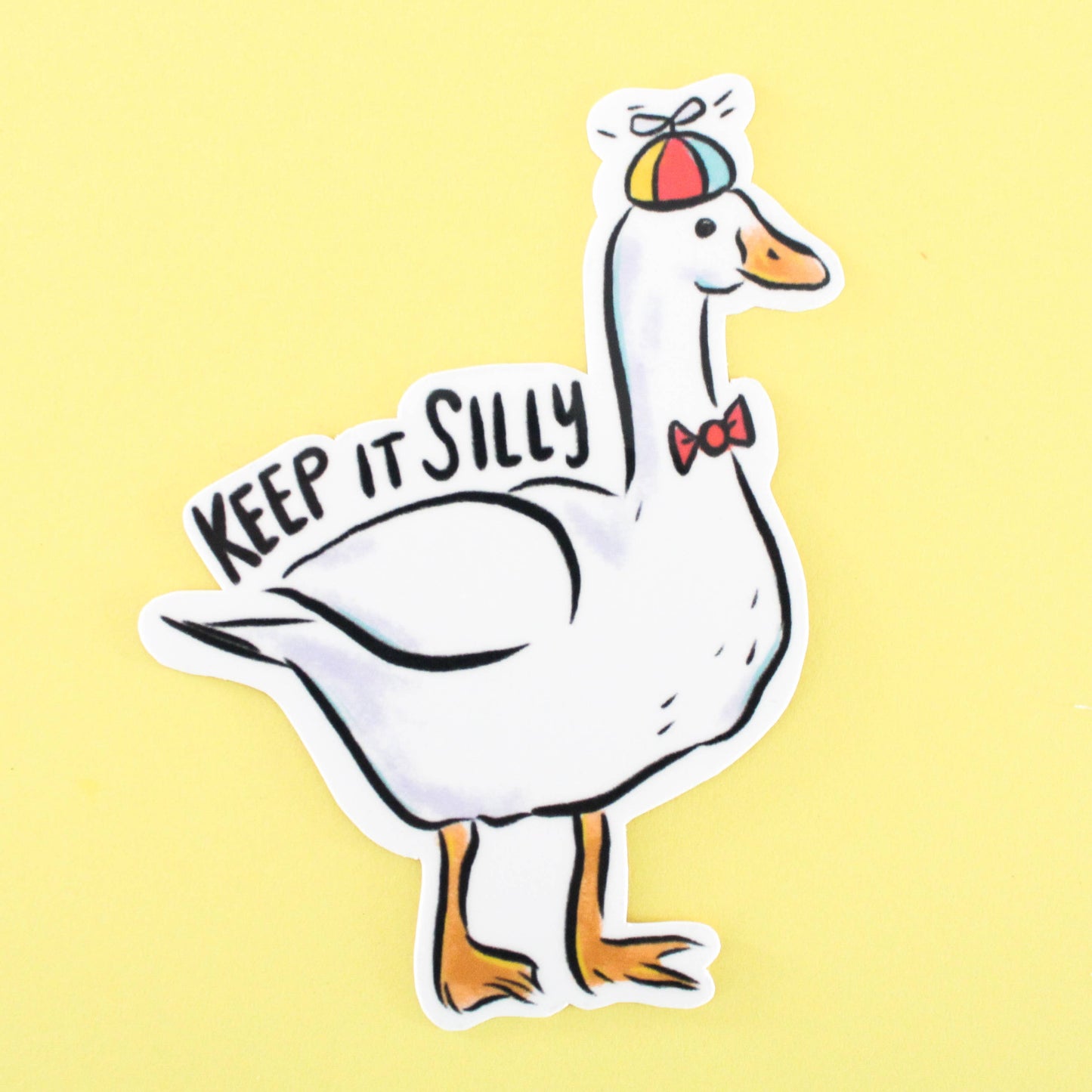 Amy Hartelust Art and Illustration - Keep It Silly Goose Vinyl Sticker