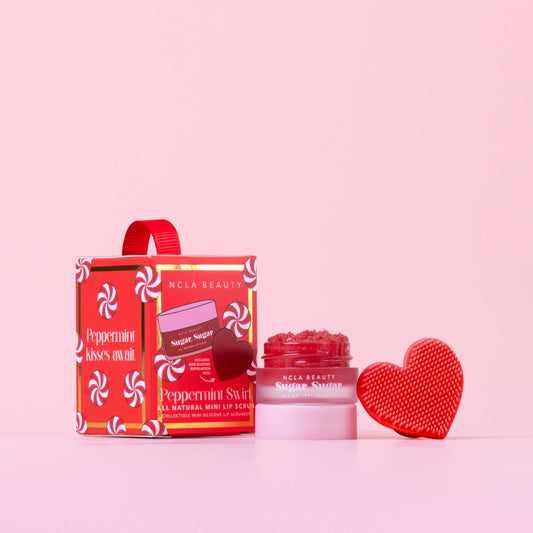 NCLA Beauty - Peppermint Swirl Lip Scrub Gift Set