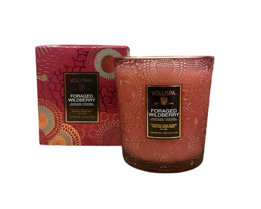 Voluspa foraged wildberry 9oz candle