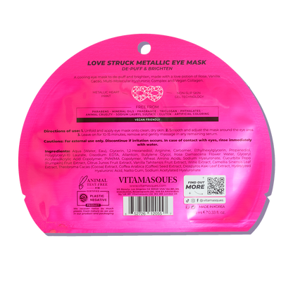 Vitamasques US - LOVE STRUCK EYE MASK