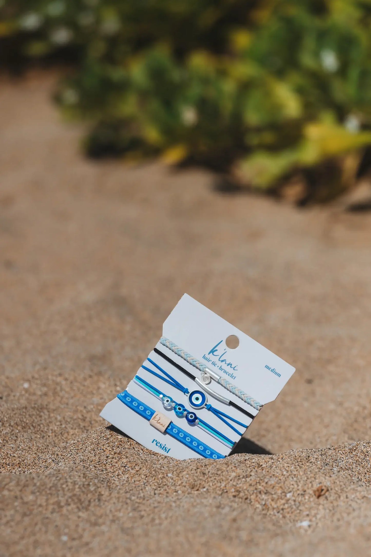 K’Lani - Hair Tie Bracelets “Resist” (size medium)