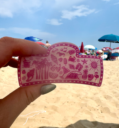 Ellipsis Goods - Beach Barbie Hair Claw
