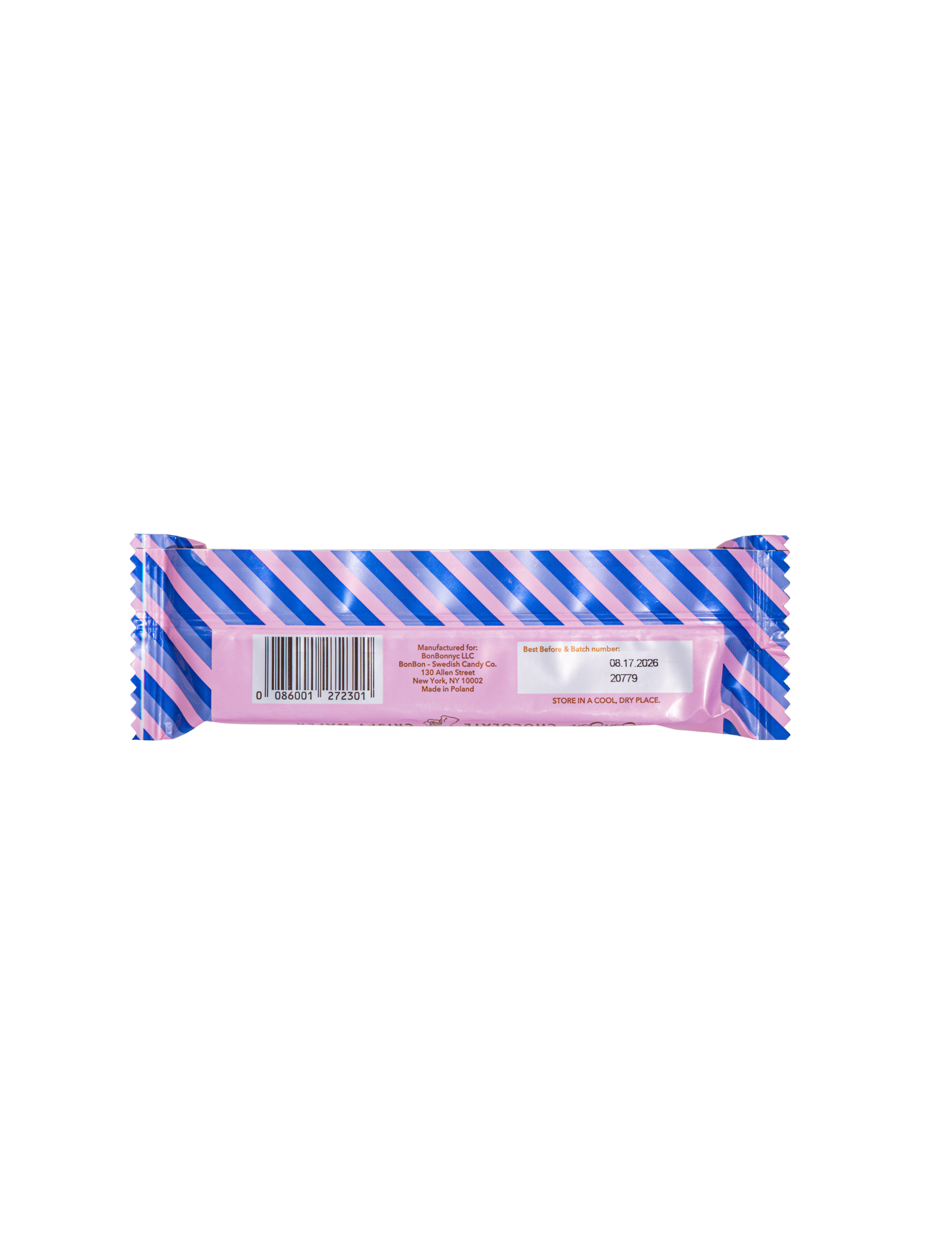 BonBon - A Swedish Candy Co - BonBon's Chocolate Crispy Wafer Bar