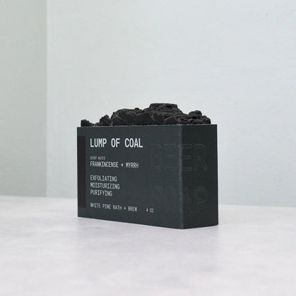 White Pine Bath & Brew - Lump of Coal - Beer Soap
