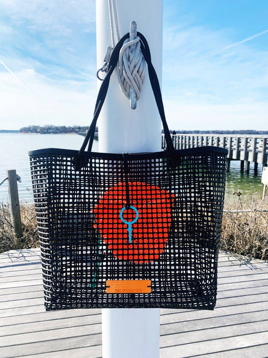 The Oyster Bag - THE Market Aquaculture Equipment Oyster Bag: Black Handle Market